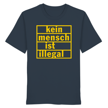 Kein Mensch ist illegal (Gelb) - T-Shirt