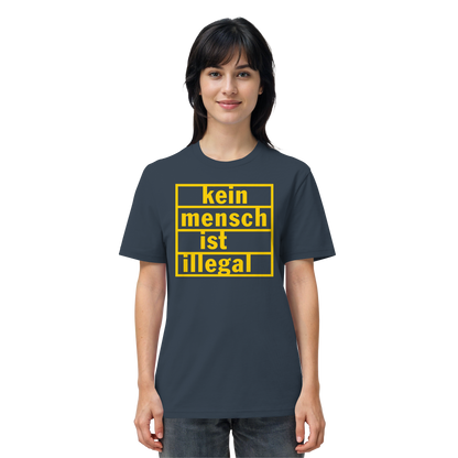 Kein Mensch ist illegal (Gelb) - T-Shirt