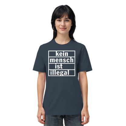 Kein Mensch ist illegal (Weiß) - T-Shirt