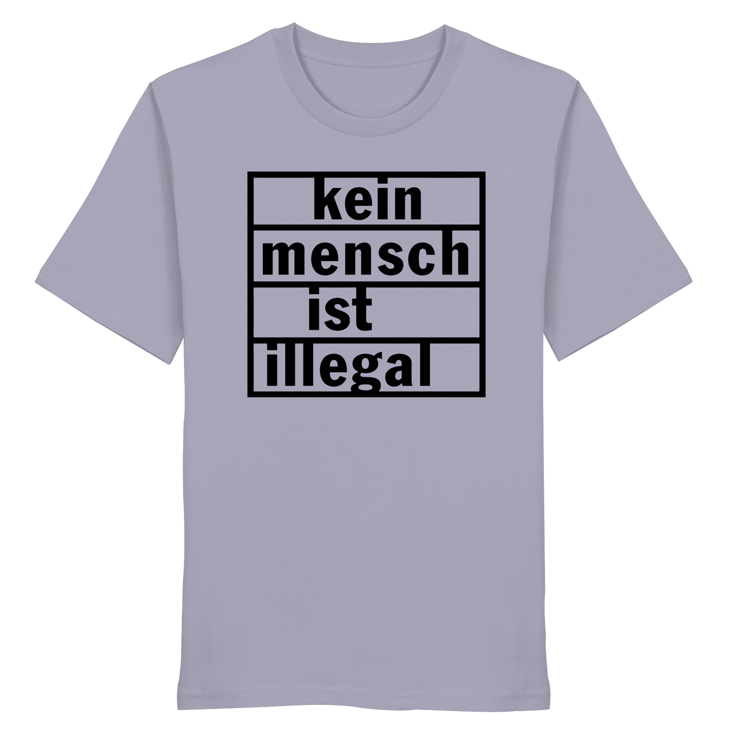 Kein Mensch ist illegal (Schwarz) - T-Shirt