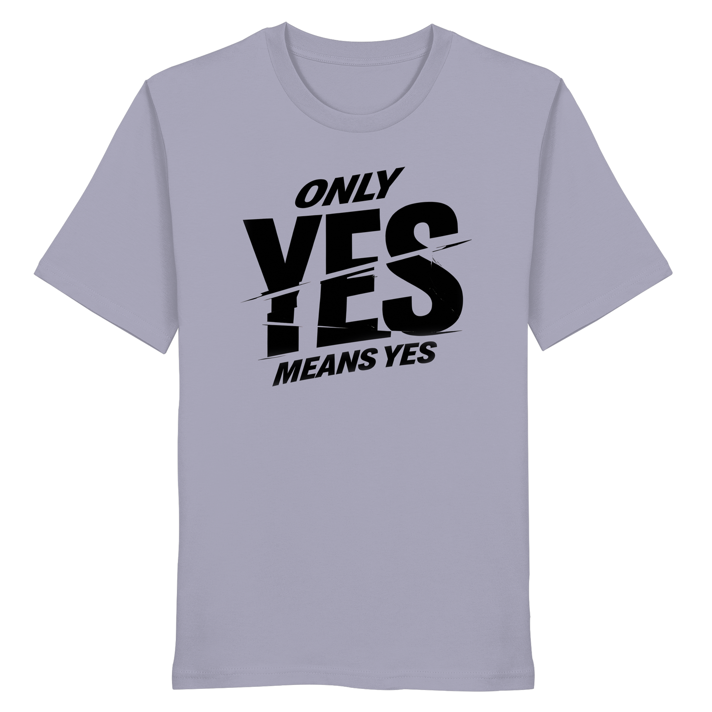 Only yes means yes (Schwarz) - T-Shirt