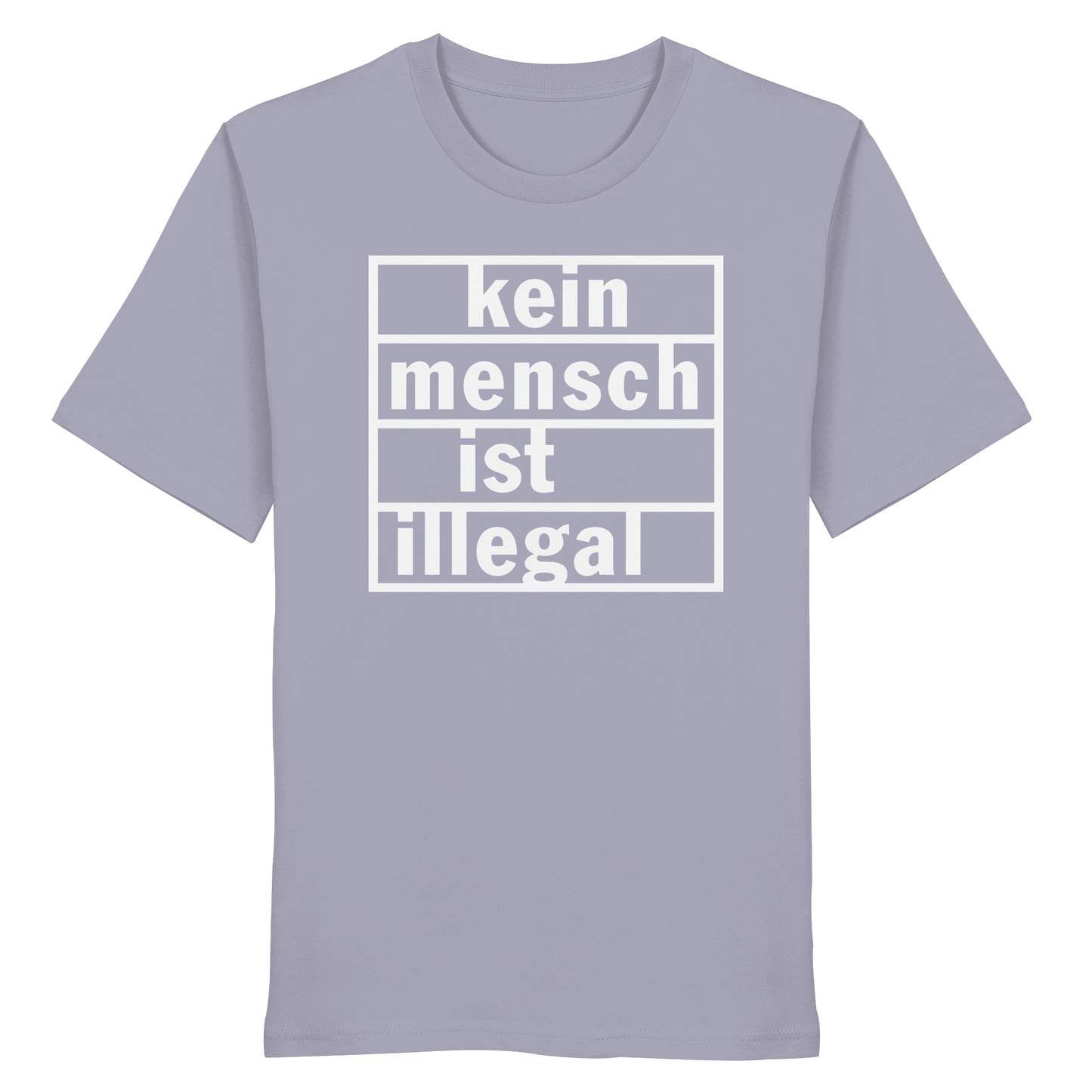 Kein Mensch ist illegal (Weiß) - T-Shirt