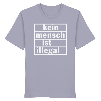 Kein Mensch ist illegal (Weiß) - T-Shirt