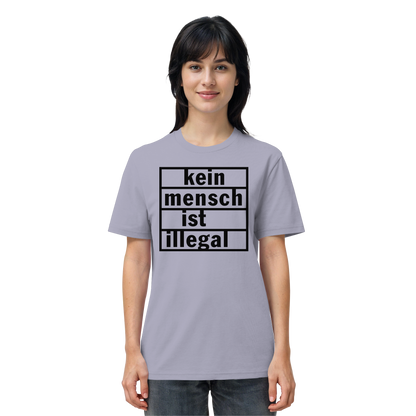 Kein Mensch ist illegal (Schwarz) - T-Shirt