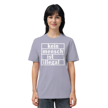 Kein Mensch ist illegal (Weiß) - T-Shirt