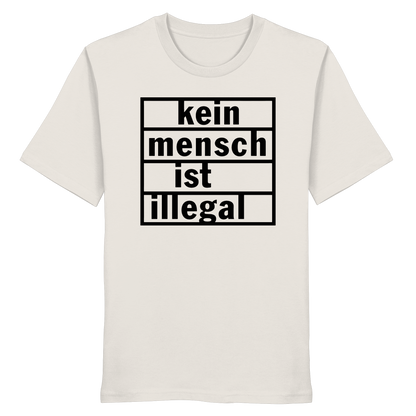 Kein Mensch ist illegal (Schwarz) - T-Shirt
