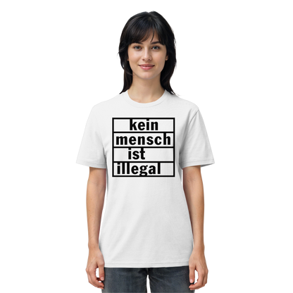Kein Mensch ist illegal (Schwarz) - T-Shirt