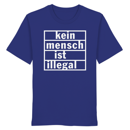 Kein Mensch ist illegal (Weiß) - T-Shirt