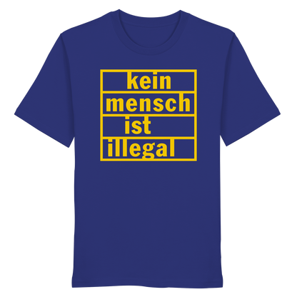 Kein Mensch ist illegal (Gelb) - T-Shirt