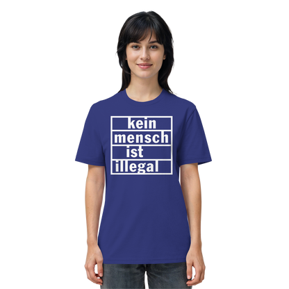 Kein Mensch ist illegal (Weiß) - T-Shirt