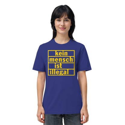 Kein Mensch ist illegal (Gelb) - T-Shirt