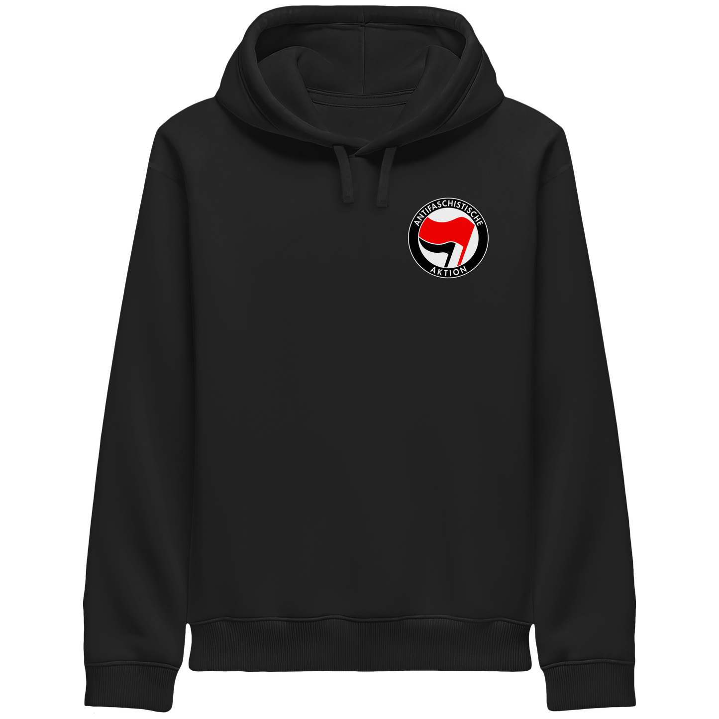 Antifaschistische Aktion (Kleiner Druck) - Hoodie mit Seitentaschen