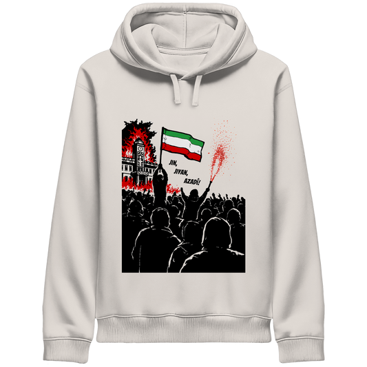 Jin, Jiyan, Azadi! - Hoodie mit Seitentaschen