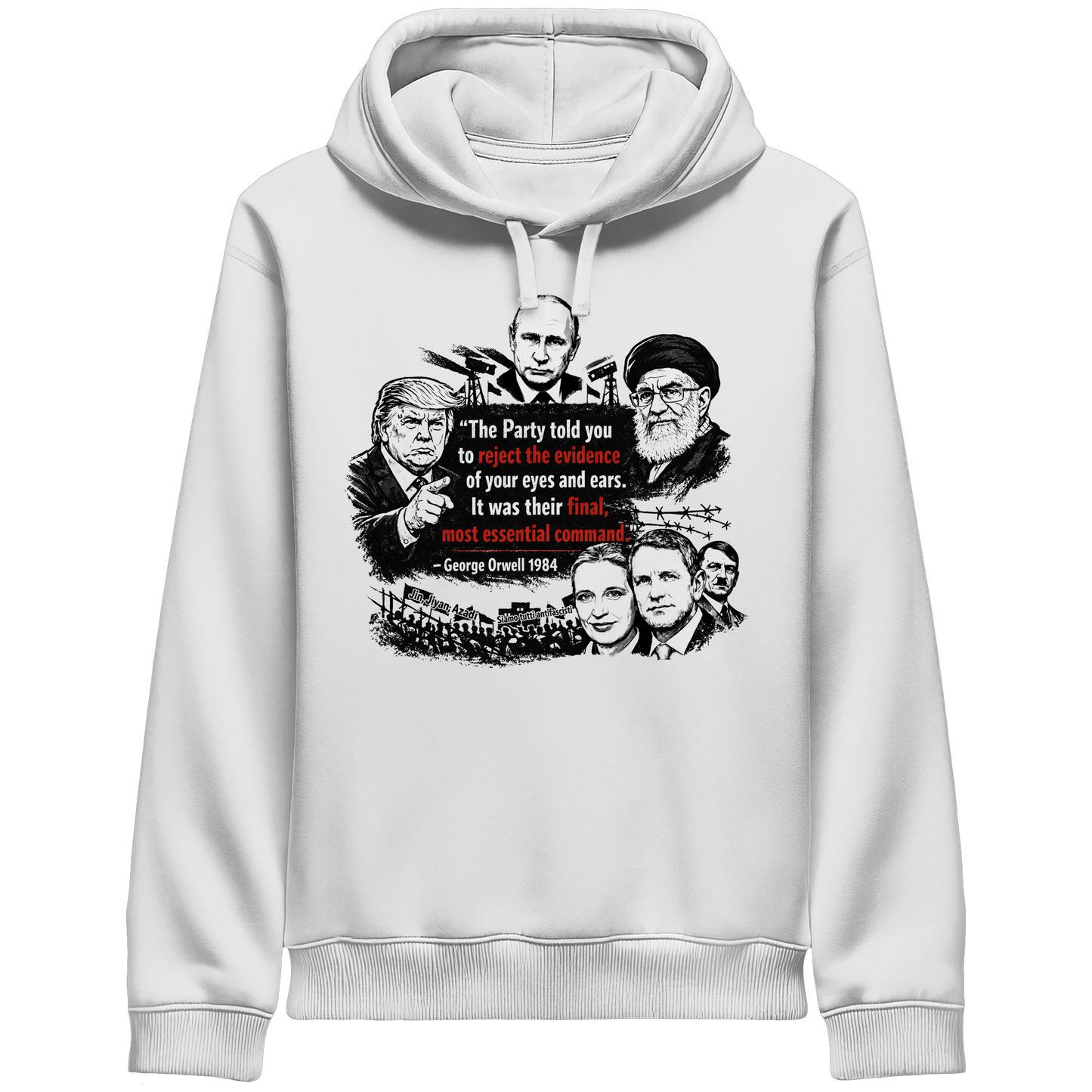 Alternative Fakten - Hoodie mit Seitentaschen