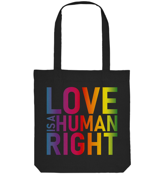Love is a human right - Tragetasche