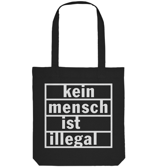 Kein Mensch ist illegal (Weiß) - Tragetasche