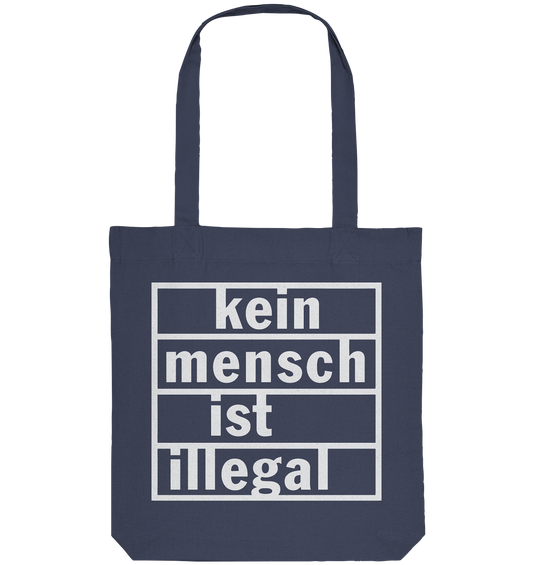 Kein Mensch ist illegal (Weiß) - Tragetasche