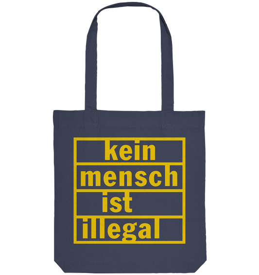 Kein Mensch ist illegal (Gelb) - Tragetasche
