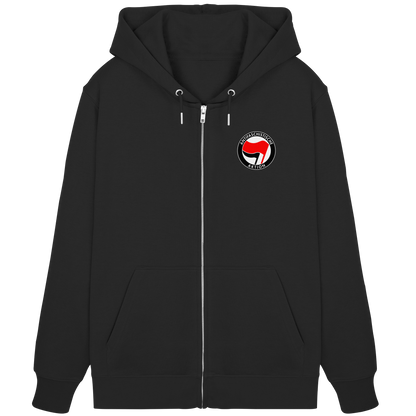 Antifaschistische Aktion (Kleiner Druck) - Hoodie mit Zipper