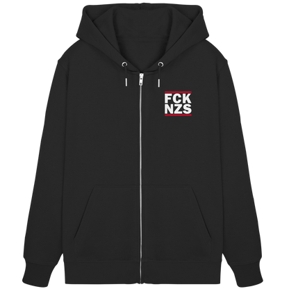 FCK NZS (Kleiner Druck) - Hoodie mit Zipper