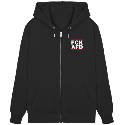 FCK AFD (Kleiner Druck) - Hoodie mit Zipper