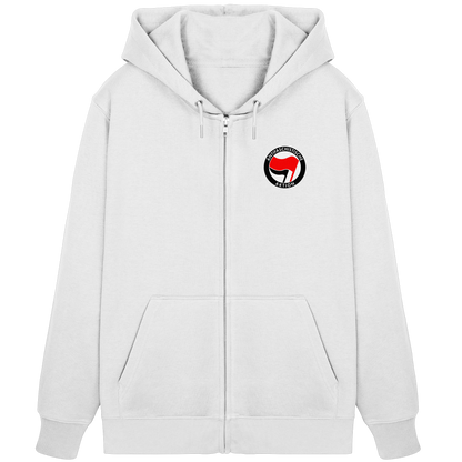 Antifaschistische Aktion (Kleiner Druck) - Hoodie mit Zipper