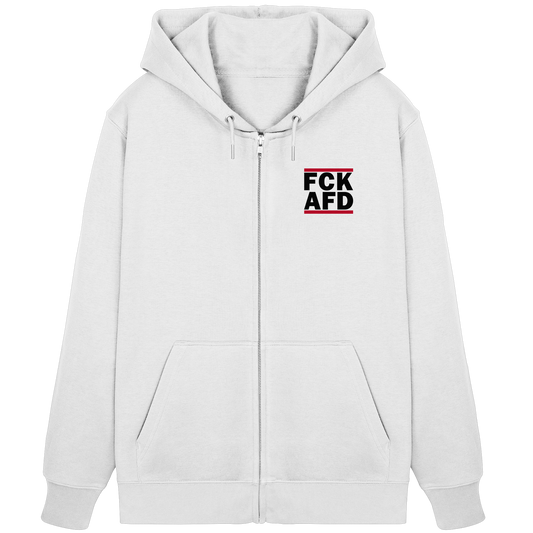 FCK AFD (Kleiner Druck) - Hoodie mit Zipper