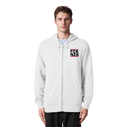 FCK NZS (Kleiner Druck) - Hoodie mit Zipper