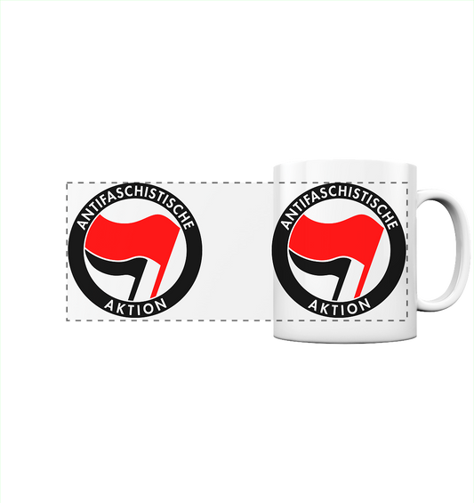 Antifaschistische Aktion - Panorama-Tasse