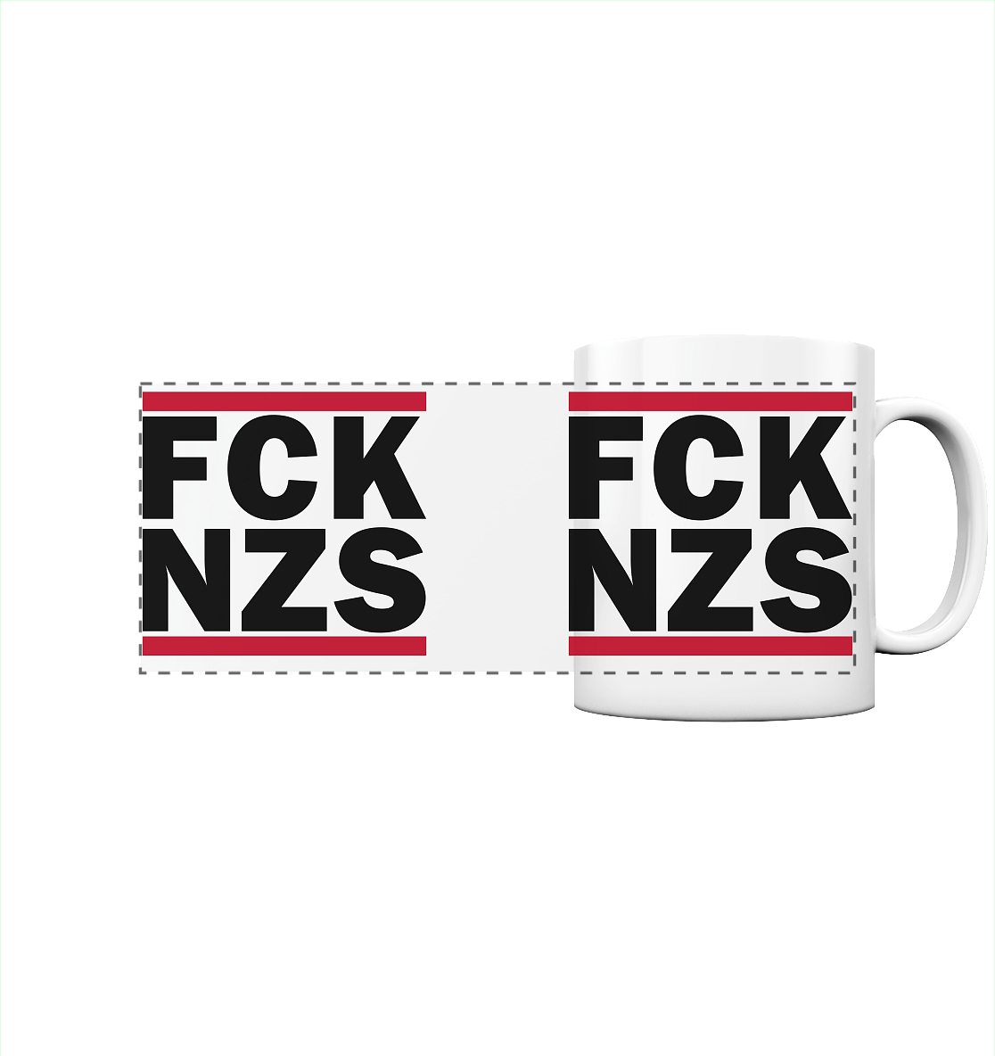 FCK NZS - Panorama-Tasse