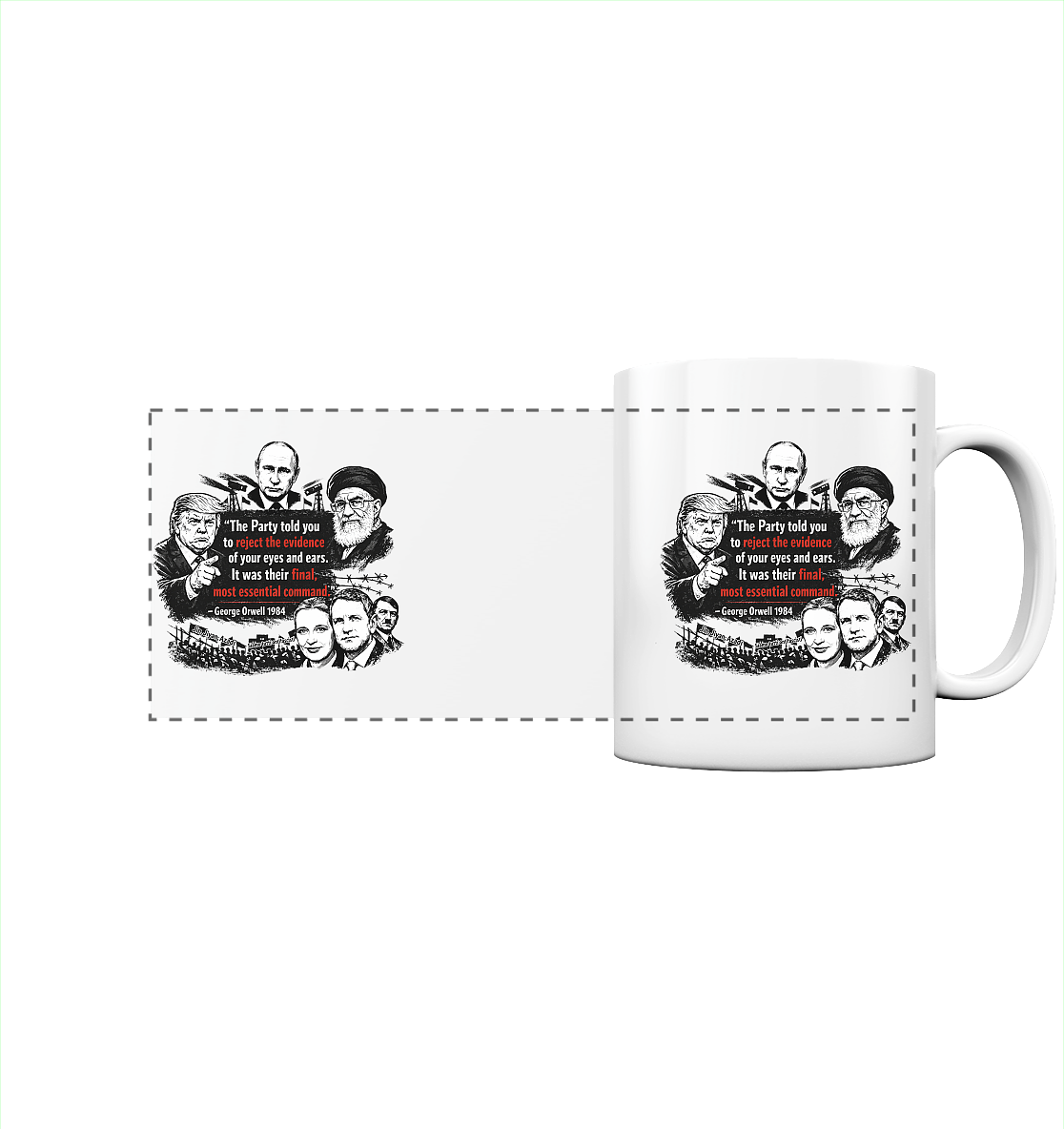 Alternative Fakten - Panorama-Tasse